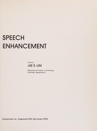 Speech Enhancement