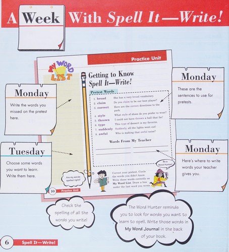 Spell it-- write!