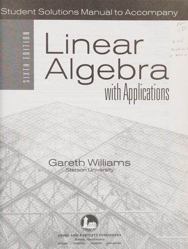 Ssg- Linear Algebra with Applicatio