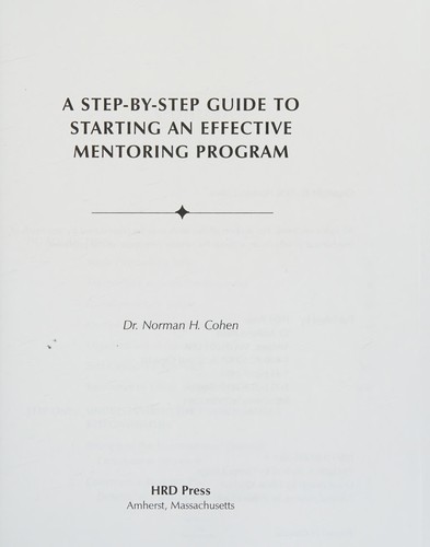 A Step-by-Step Guide to Starting an Effective Mentoring Program