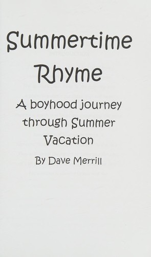 Summertime Rhyme