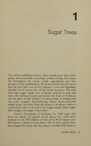 Syrup trees