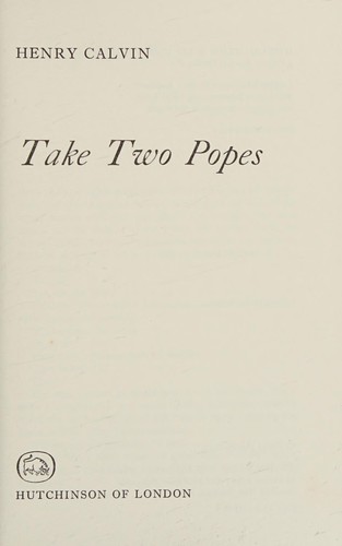 Take two popes