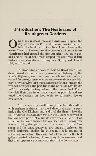 Tales from Brookgreen