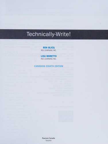 Technically-Write, Eighth Canadian Edition Plus MyWritingLab -- Access Card Package