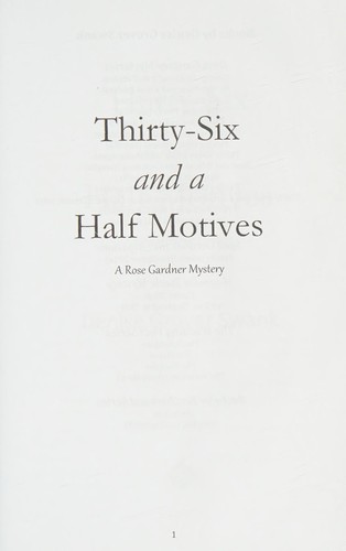 Thirty-Six and a Half Motives