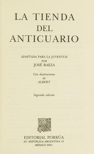 TIENDA DEL ANTICUARIO, LA (JP0059)