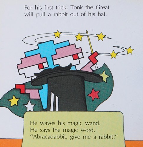 Tonk gives a magic show