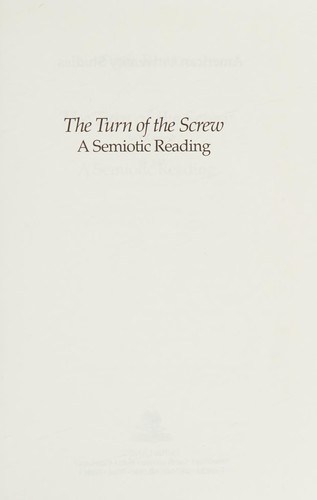 The turn of the screw