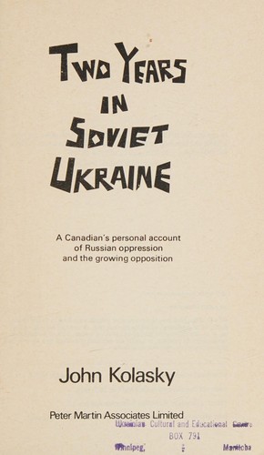Two years in Soviet Ukraine