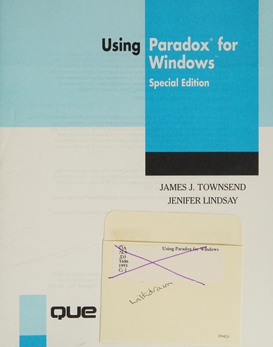 Using Paradox for Windows