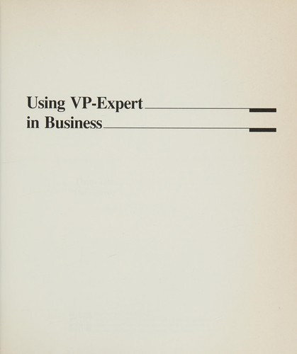 Using VP-expert in business