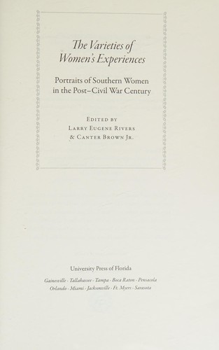 Varieties of Women's Experiences
