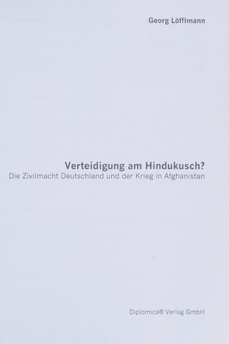 Verteidigung Am Hindukusch?