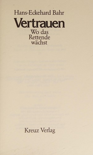 Vertrauen