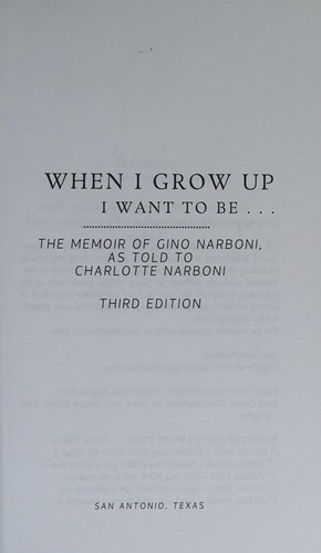 When I Grow Up I Want to Be... Third Edition