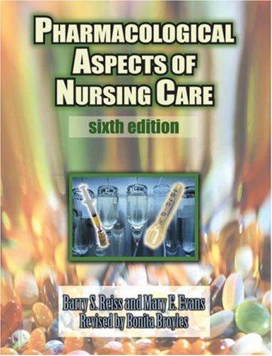 Pharmacological aspects of nursing care