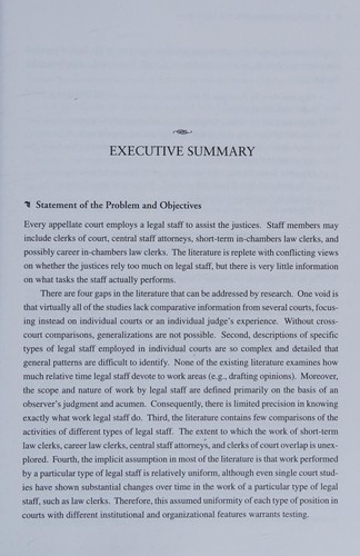 The work of appellate court legal staff