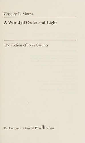 A world of order and light