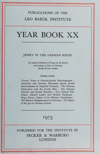 Leo Baeck Institute Yearbook