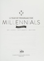 A year of programs for millennials and more