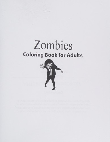 Zombies Coloring Book for Adults