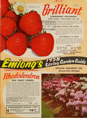 Emlong's 1958 spring garden guide