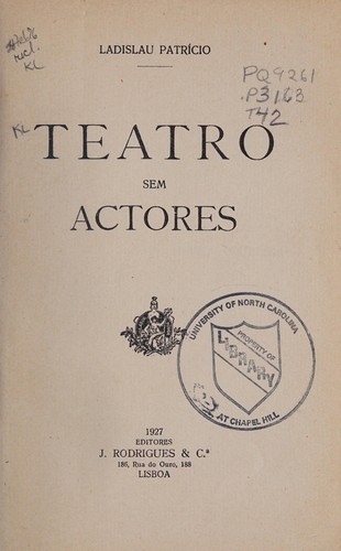 Teatro sem actores