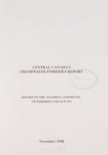 Central Canada's freshwater fisheries report