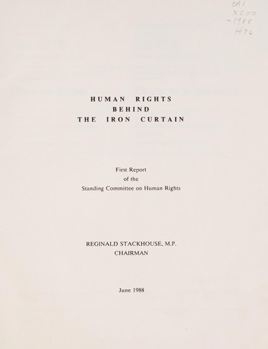Human rights behind the Iron Curtain