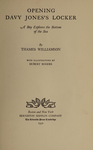 Opening Davy Jones's locker