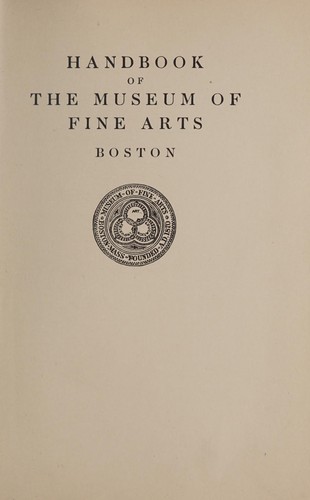 Handbook of the Museum of Fine Arts, Boston