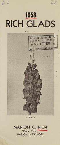 1958 Rich glads