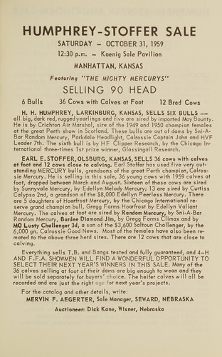 Humphrey-Stoffer sale