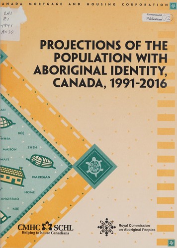 Projections of the population with aboriginal identity, Canada, 1991-2016