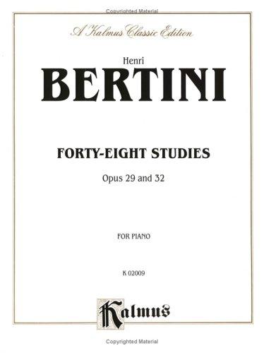 Forty-Eight Studies, Op. 29 And 32