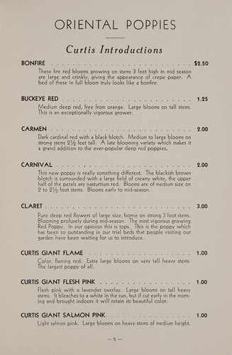 The finest in Oriental poppies, 1959