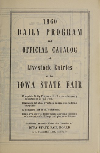 1960 daily program and official catalog