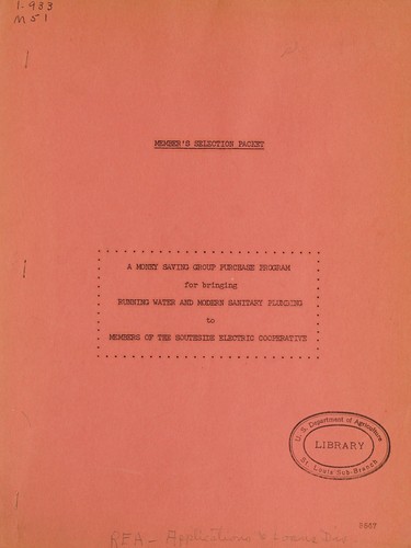 Member's selection packet