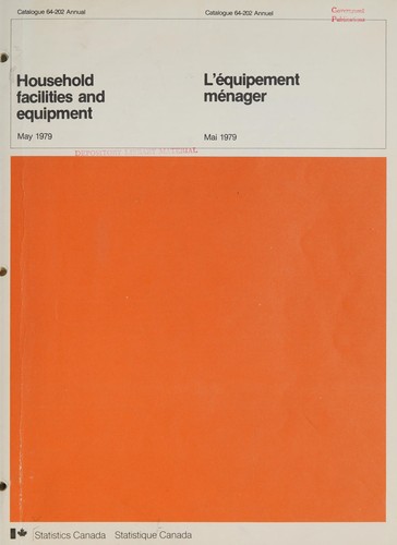 HOUSEHOLD FACILITIES AND EQUIPMENT