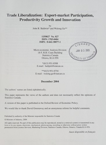 Trade liberalization