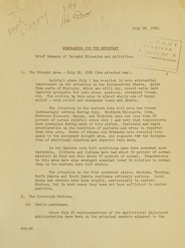 Memorandum for the Secretary