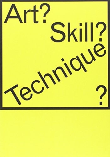 Art? Skill? Technique?