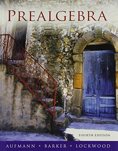 Prealgebra 4th Edition Plus Smarthinking