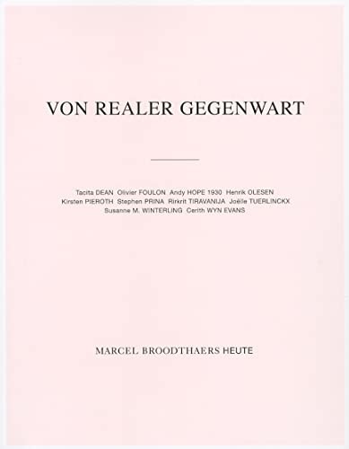 Marcel Broodthaers heute. Von realer Gegenwart