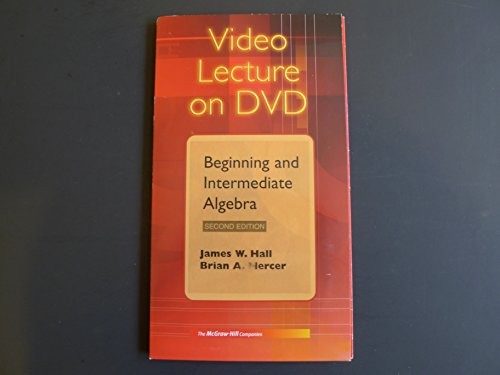 Video CD-ROMs for use with Beginning and Intermediate Algebra
