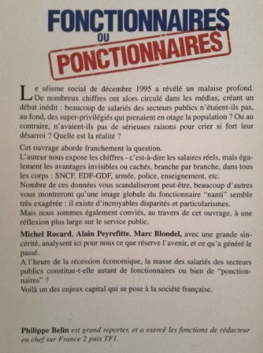 Fonctionnaires ou ponctionnaires