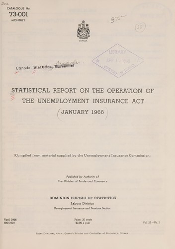 UNEMPLOYMENT INSURANCE STATISTICS