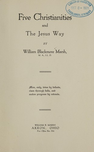 Five Christianities and the Jesus way