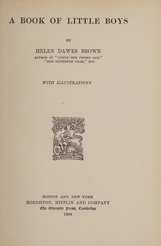 A book of little boys